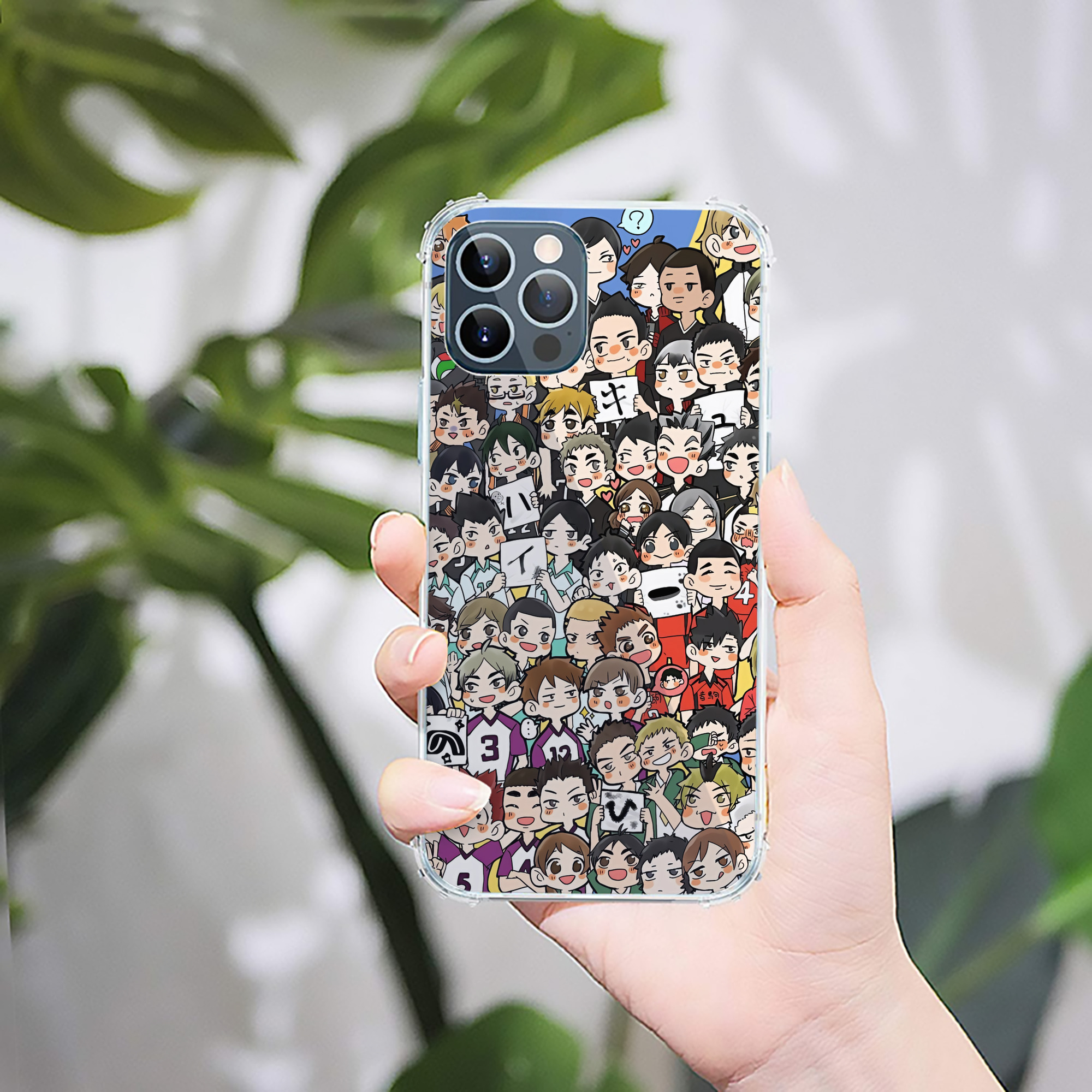 （画像用） ハイキュー!! Haikyu!! 【iPhone 12シリーズ対応】透明スマホケース（クリアソフトケース）